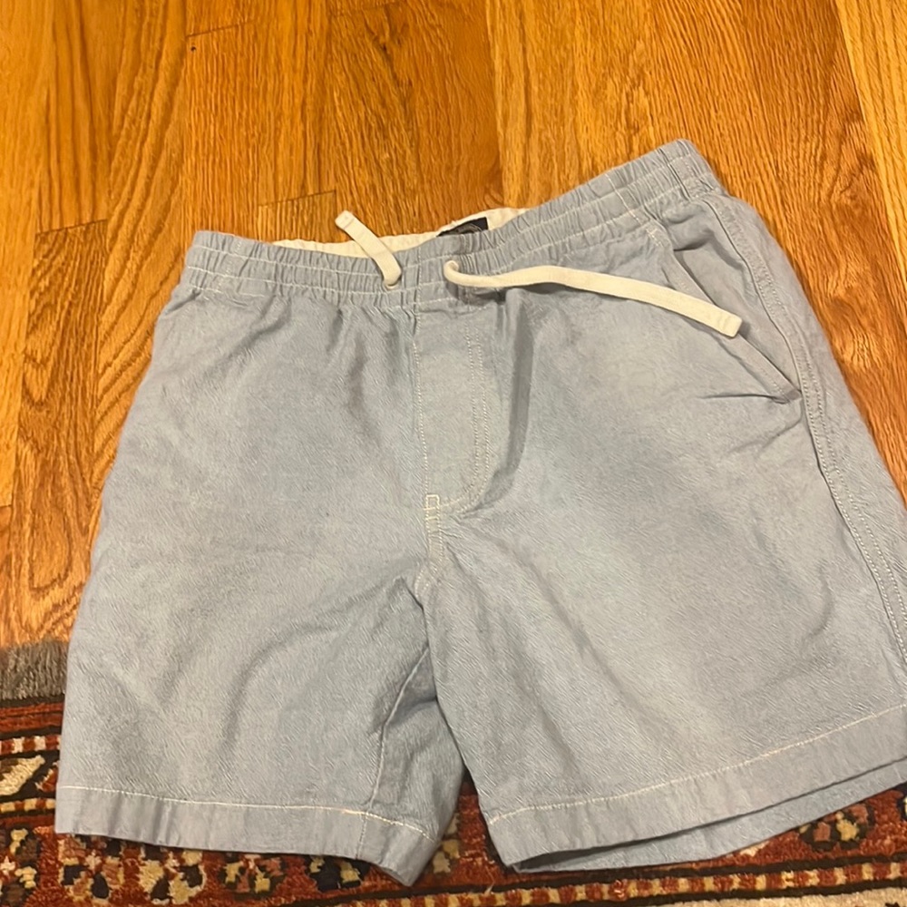 J Crew men’s dock shorts size small vintage blue no rips or stains